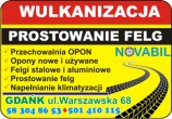 NOVABIL wulkanizacja Gdańsk